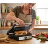 ELDOM GK200 GRILO Grill kontaktowy 2000W Regulowany termostat Płyty nieprzywierające Czarny/Srebrny