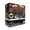 ELDOM GK200 GRILO Grill kontaktowy 2000W Regulowany termostat Płyty nieprzywierające Czarny/Srebrny