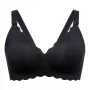 MOMCOZY YN46 Seamless Support Floral Nursing Bra Black 3XL