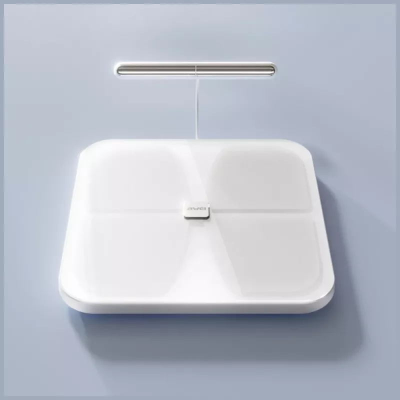 AWEI SS1 Wielofunkcyjna Waga Łazienkowa z Bluetooth 5.0, Biała