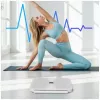 AWEI SS1 Wielofunkcyjna Waga Łazienkowa z Bluetooth 5.0, Biała