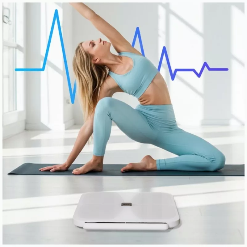 AWEI SS1 Wielofunkcyjna Waga Łazienkowa z Bluetooth 5.0, Biała
