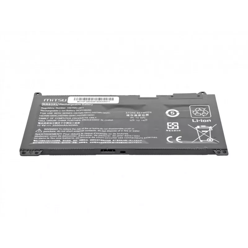 MITSU Bateria do HP 450 G4, 470 G4 3500 mAh (40 Wh) 11.4 V