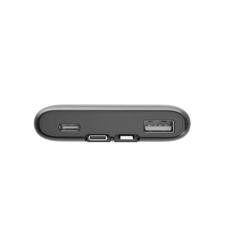 Gembird PB10-PD20-LCD-01 Powerbank z szybkim ładowaniem i zintegrowanymi kablami, 20W, 10000 mAh, czarny