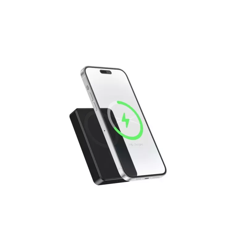 Gembird PB10-WPC15M-01 Magnetyczny bezprzewodowy powerbank 15W, 10000 mAh, czarny