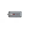 Gembird PB20-PD65-LCD-01 Powerbank z szybkim ładowaniem i zintegrowanymi kablami, 65W, 20000 mAh, czarny