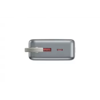 Gembird PB20-PD65-LCD-01 Powerbank z szybkim ładowaniem i zintegrowanymi kablami, 65W, 20000 mAh, czarny