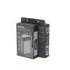 Gembird PB20-PD65-LCD-01 Powerbank z szybkim ładowaniem i zintegrowanymi kablami, 65W, 20000 mAh, czarny