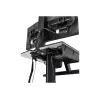 Ergotron WorkFit-C Single HD Sit-Stand Workstation - Wózek mobilny - Czarny, Szary - 12,7 kg - 76,2 cm (30 inch) - VESA 75x75, 100x100, 200x100, 200x200 - 360°