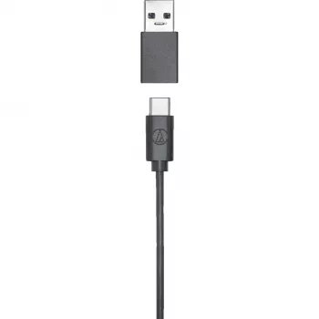 Audio-Technica ATR4750-USB Kondensatorowy Mikrofon Czarny USB-C USB-A