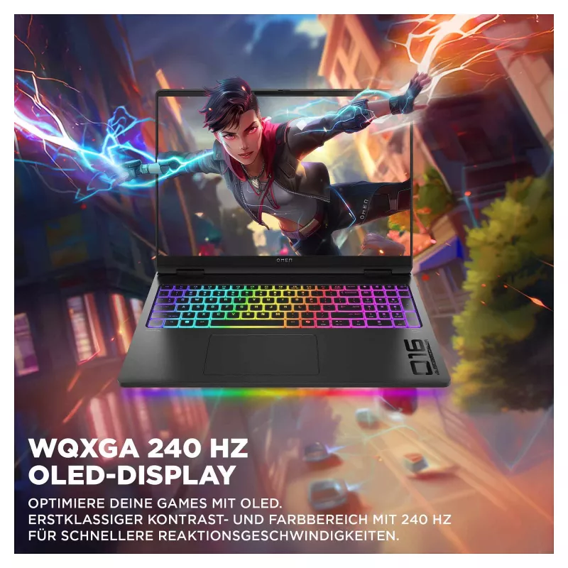 HP OMEN MAX 16-ah0193ng 16.0 inch QHD IPS 240Hz Gaming Laptop, Intel Core Ultra 9 275HX, 32GB RAM, 1TB SSD, RTX 5080, Windows 11 Home