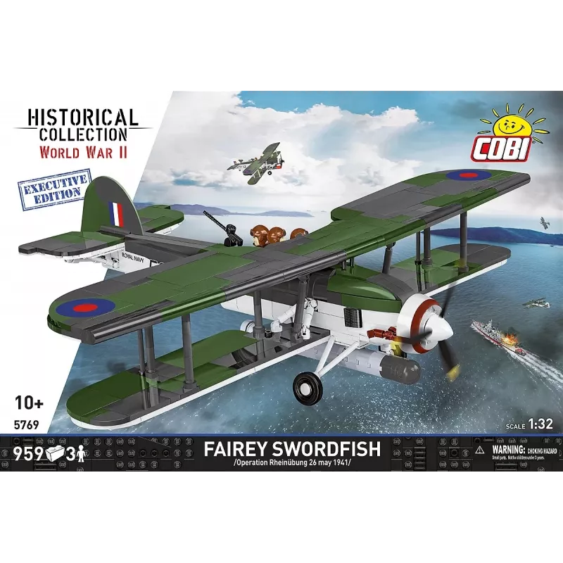 COBI KLOCKI Klocki Fairey Swordfish Executive Edition 959 elementów
