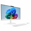 HP OmniStudio All-in-One 27-cw0174ng PC, 27 inch QHD Display, AMD Ryzen AI 7 445, 24GB RAM, 512GB SSD, Windows 11 Home, Biały