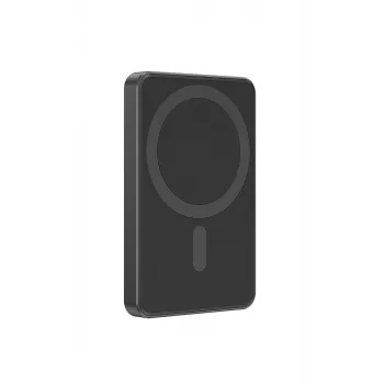 Gembird PB05-WPC15M-01 Magnetyczny bezprzewodowy power bank 15W, 5000mAh, Czarny