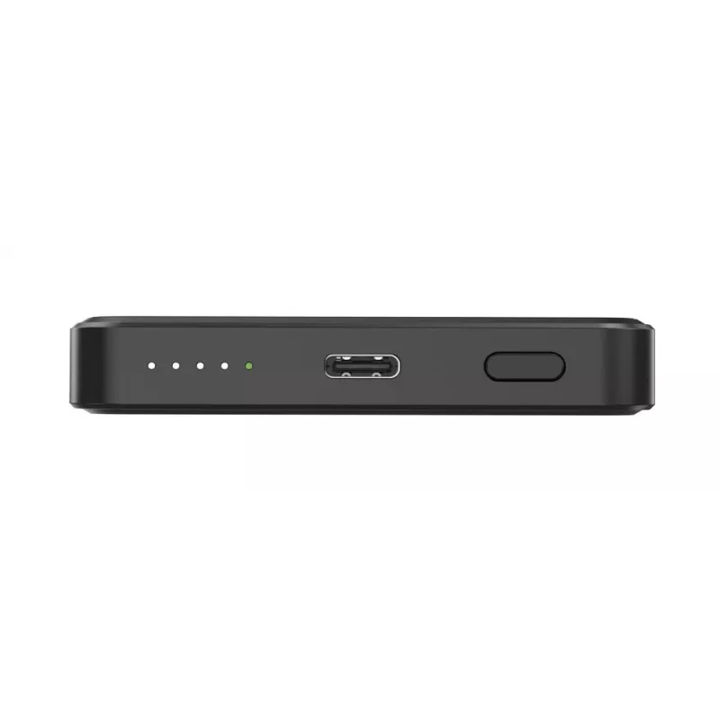 Gembird PB05-WPC15M-01 Magnetyczny bezprzewodowy power bank 15W, 5000mAh, Czarny