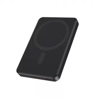 Gembird PB05-WPC15M-01 Magnetyczny bezprzewodowy power bank 15W, 5000mAh, Czarny