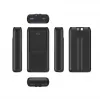 Gembird PB20-PD20-LCD-01 Power Bank z szybkim ładowaniem i zintegrowanymi kablami, 20W, 20000 mAh, czarny