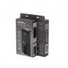 Gembird PB20-PD20-LCD-01 Power Bank z szybkim ładowaniem i zintegrowanymi kablami, 20W, 20000 mAh, czarny