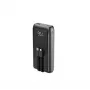 Gembird PB20-PD20-LCD-01 Power Bank z szybkim ładowaniem i zintegrowanymi kablami, 20W, 20000 mAh, czarny