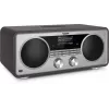 TechniSat DIGITRADIO 602 DAB+/FM/Internet Radio z Bluetooth, odtwarzaczem CD i ładowaniem bezprzewodowym Qi - antracyt/srebrny