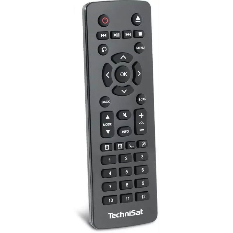 TechniSat DIGITRADIO 602 DAB+/FM/Internet Radio z Bluetooth, odtwarzaczem CD i ładowaniem bezprzewodowym Qi - antracyt/srebrny
