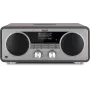 TechniSat DIGITRADIO 602 DAB+/FM/Internet Radio z Bluetooth, odtwarzaczem CD i ładowaniem bezprzewodowym Qi - antracyt/srebrny
