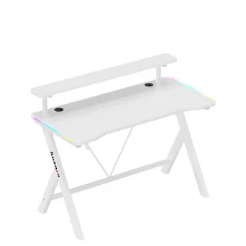 Huzaro Hero 1.9 RGB White Gaming Desk