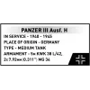 COBI 958 PCS HC WWII Panzer III Ausf. H Building Blocks Set