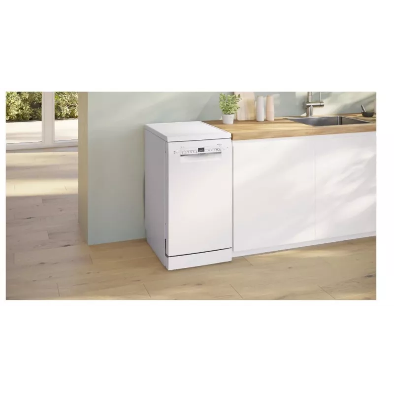 Bosch Serie 2 SPS2HKW55E Freestanding Slimline Dishwasher, 10 Place Settings, White
