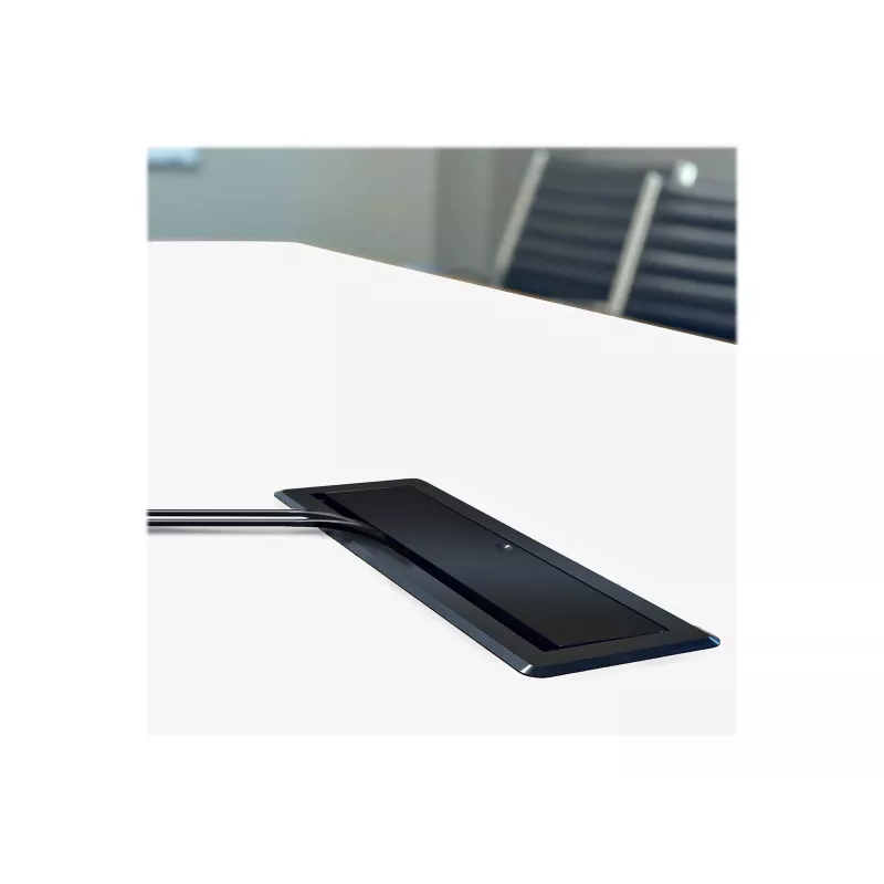 StarTech.com Dual-Module Conference Table Connectivity Box - Customizable - Flush Mount - Black