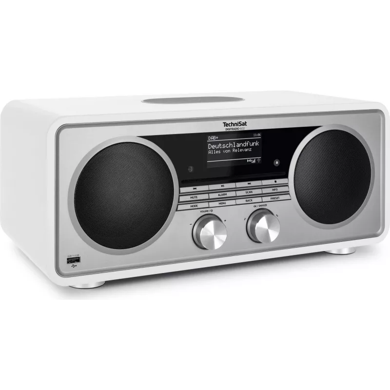 TechniSat DigitRadio 602 Internet Analog & Digital Silver - White
