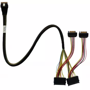 HighPoint SFF-8654 do U.2 SFF-8639 NVMe Kabel TS8i-8639-060 (60cm)