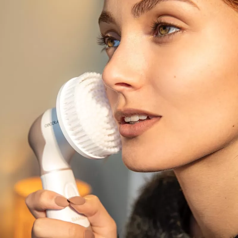 Cecotec FaceCare TotalClean Szczoteczka do Oczyszczania Twarzy, Biała