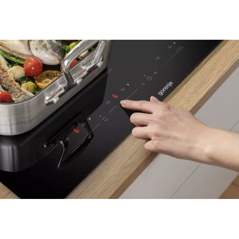 Płyta indukcyjna Gorenje GI6432BSC 60 cm Czarna z PowerBoost, Timerem, Blokadą dziecięcą