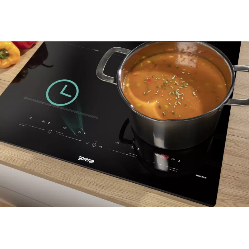 Płyta indukcyjna Gorenje GI6432BSC 60 cm Czarna z PowerBoost, Timerem, Blokadą dziecięcą