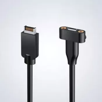 GRAUGEAR G-ETC-20G-B High-Speed USB-C Port Retrofit Kit z uchwytem do slotu PCI, 0,5 m, czarny