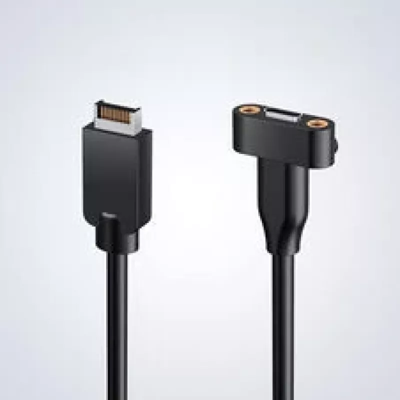 GRAUGEAR G-ETC-20G-B High-Speed USB-C Port Retrofit Kit z uchwytem do slotu PCI, 0,5 m, czarny