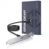 GRAUGEAR G-ETC-20G-B High-Speed USB-C Port Retrofit Kit z uchwytem do slotu PCI, 0,5 m, czarny
