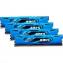 G.Skill ARES 32 GB (4x 8 GB) DDR3-2400 CL11 Desktop Memory Kit - Niebieski