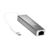 j5create USB-C do Gigabit Ethernet Adapter Srebrny JCE133G-N