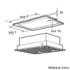 Okap kuchenny do zabudowy Bosch Serie 4 DHL555BM, srebrny, 604 m³/h