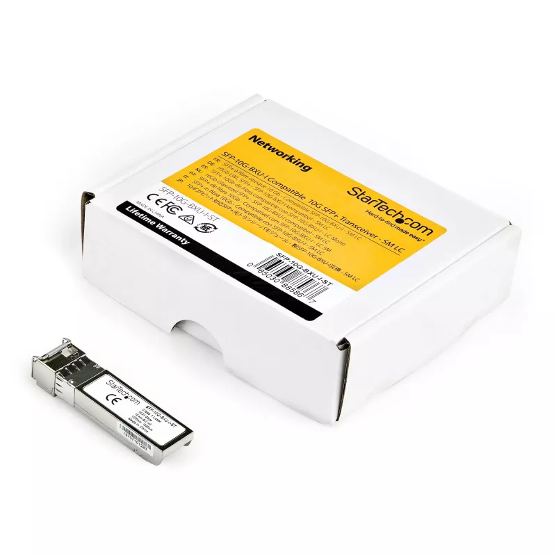 StarTech.com SFP-10G-BXU-I-ST Moduł nadawczo-odbiorczy SFP+ - kompatybilny z Cisco - 10 Gbps - 10 km - jednomodowy - LC