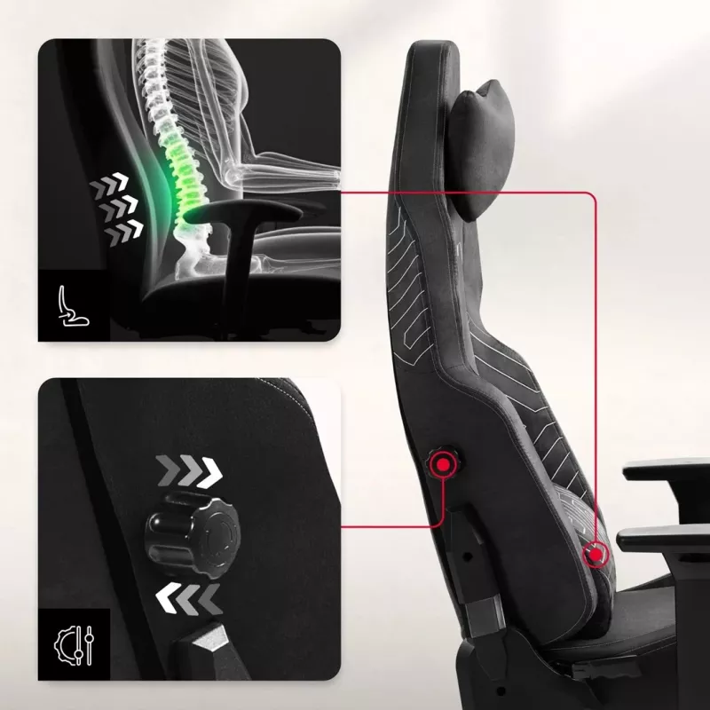 Huzaro Force 8.1 Czarny Fotel Gamingowy