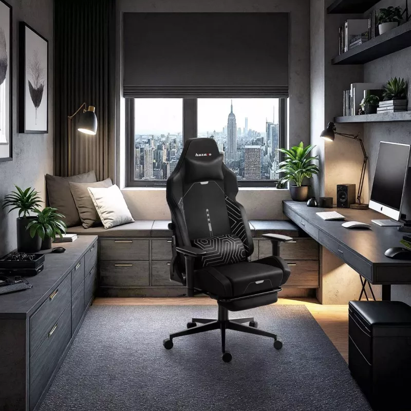 Huzaro Force 8.1 Czarny Fotel Gamingowy