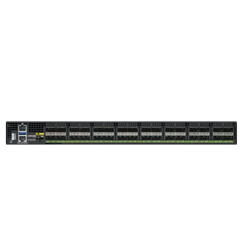 LANCOM CS-8132F Managed Layer 3 Access Switch, 32 x 10 Gigabit SFP+, Rack-mountable