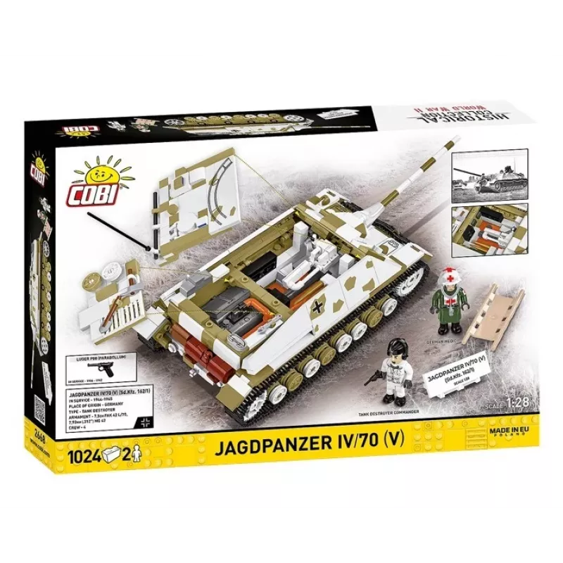 COBI KLOCKI Historical Collection Jagdpanzer IV/70 (V) (Sd.Kfz.162/1) Klocki konstrukcyjne 1024 elementy