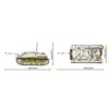 COBI KLOCKI Historical Collection Jagdpanzer IV/70 (V) (Sd.Kfz.162/1) Klocki konstrukcyjne 1024 elementy
