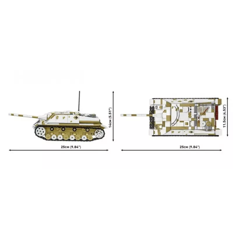 COBI KLOCKI Historical Collection Jagdpanzer IV/70 (V) (Sd.Kfz.162/1) Klocki konstrukcyjne 1024 elementy