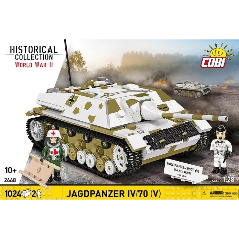 COBI KLOCKI Historical Collection Jagdpanzer IV/70 (V) (Sd.Kfz.162/1) Klocki konstrukcyjne 1024 elementy