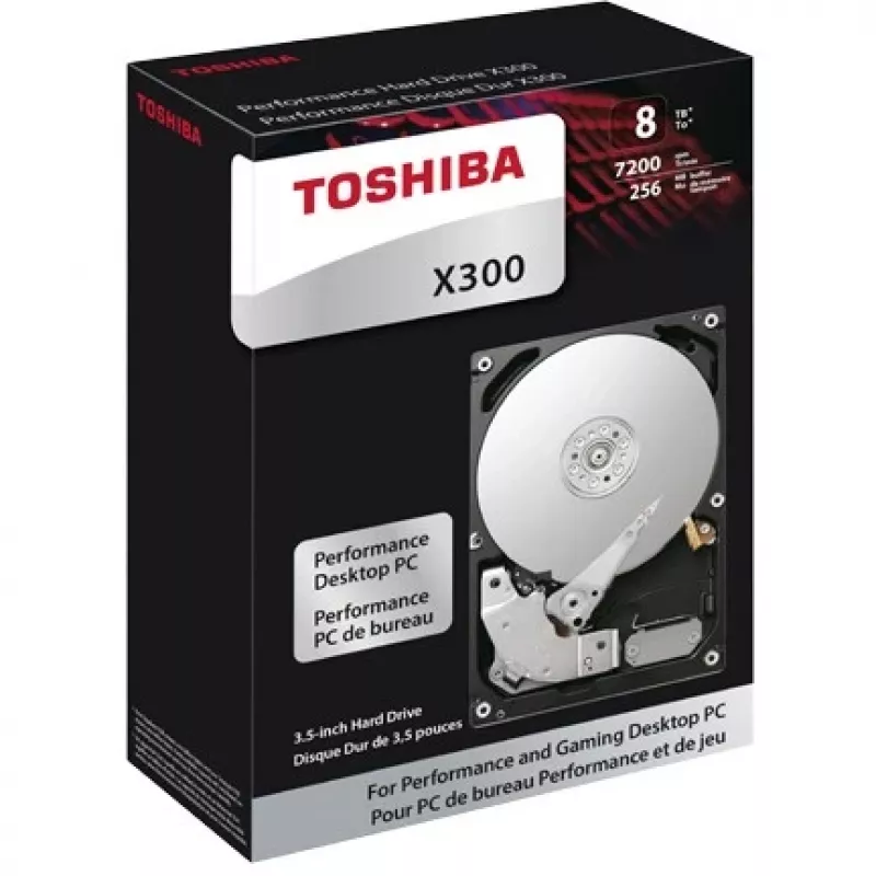 Toshiba X300 Performance 12 TB wewnętrzny dysk twardy 3,5 cala SATA 6Gb/s 7200 RPM 256 MB Cache